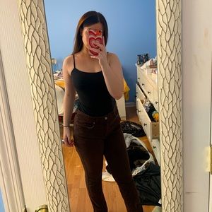 CHARTER CLUB BROWN JEANS SIZE 10